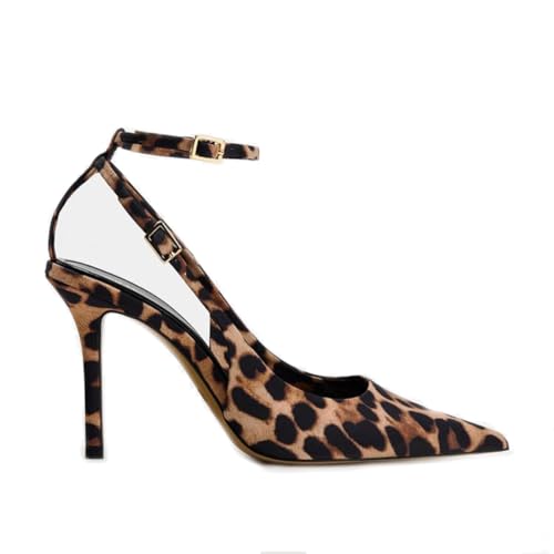 Women's Fabric High-Heel Slingback Shoes Bow Detail On The Front Elastic Strap Around The Back Pointed Toe Wedding Party Office Dance Pump