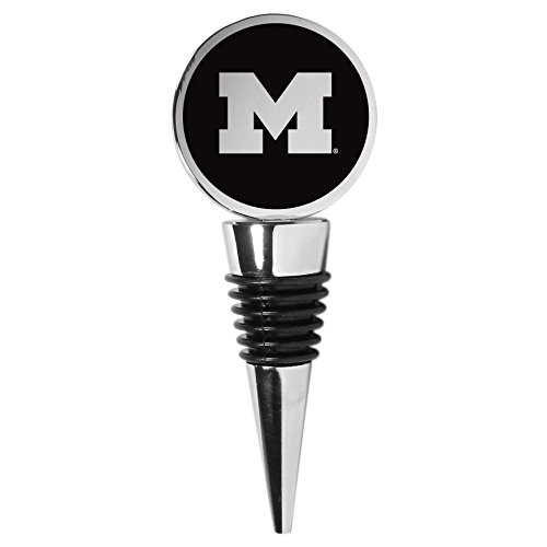 Siskiyou NCAA Michigan Wolverines Wine Stopper Black