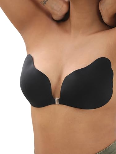 Image of UNDERNEAT Womens Supportable Adhesive Bra | Ideal for Backless & Strapless Outfits | Seamless and Invisible | Stick-On Bra with Lift & Shaping | Strong and Skin-Friendly Adhesive