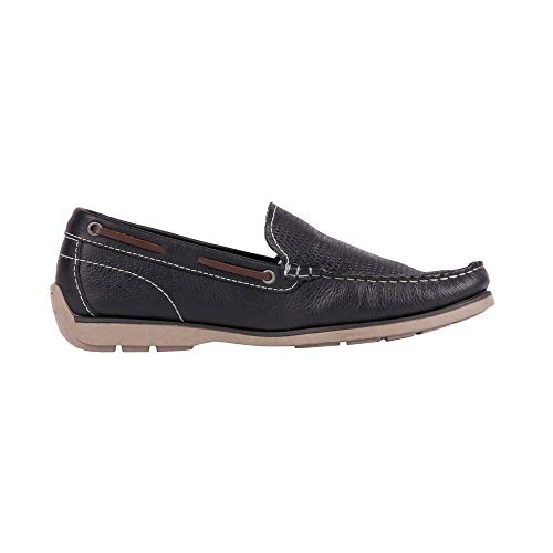 Sider Couro Democrata Ocean Masculino - Preto+bege - 37