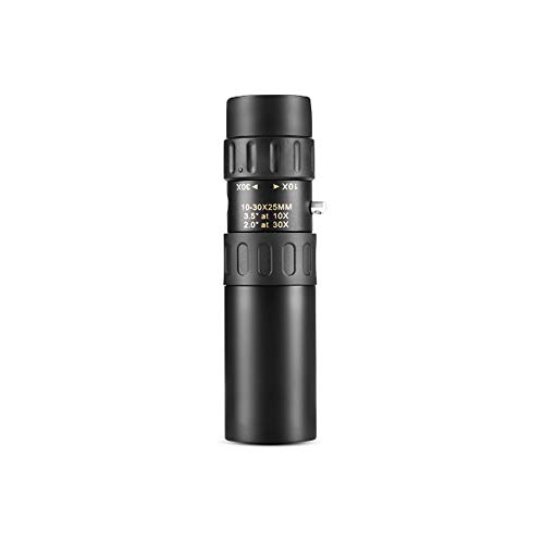 Monoculaire 10-30x25 zoom télescope léger sans trépied lourd