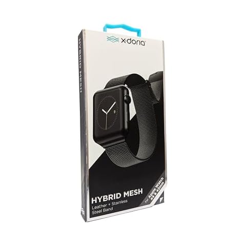 X-Doria Hybrid Mesh Band for Apple Watch 42/44mm - Black Cover