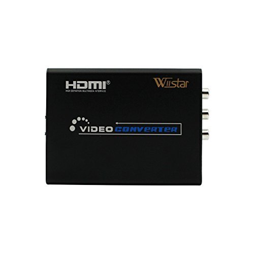 Mini 1080P HDMI to AV 3RCA CVBs Composite & S-Video R/L Video Audio Converter Adapter Supporting PAL/NTSC for PC Laptop Xbox PS4 PS3 TV STB VHS VCR Camera DVD