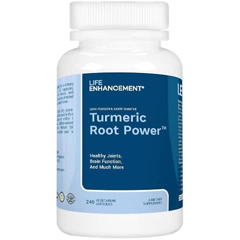 Life Enhancement Turmeric Root Capsules - Curcuma Capsules Supplement - 1200 mg Turmeric (Curcuma Longa) Root - 120 Servings Cover