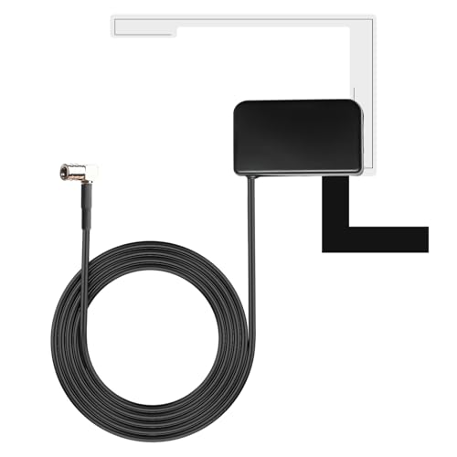 Leikurvo DAB Antenna per auto, radio antenna con base magnetica 3 m, cavo di prolunga digitale radio antenna, antenna per auto FM AM radio per parabrezza anteriore installazione