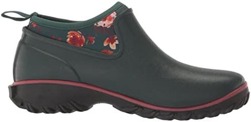 Bogs Womens Sauvie Chelsea Boot Rain, Painterly Print-Emerald, 9 | Image 5