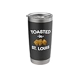 St. Louis Toasted Ravioli Funny Toasted In STL Stainless Steel Insulated Tumbler