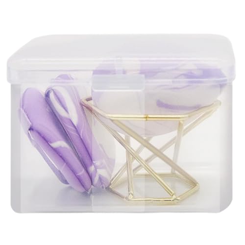 Yulokdwi �X�|���W�p�E�_�[�p�t�A���C�N�X�|���W�Z�b�g,�p�E�_�[ �p�t �X�|���W �u�����_�[ �\�t�g �t�F�C�X �p�t �z���_�[�t�� | ���ړI�r���[�e�B�u�����_�[�Z�b�g�i�h���C�E�E�F�b�g���p�j�A���L�b�h�t�@���f�[�V�����p���σp�t�ABB�N���[��