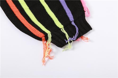 BAIMORE Women's Knit Tassel Fringed Pullover Sweater Crewneck Long Sleeve Pullover Cropped Top3