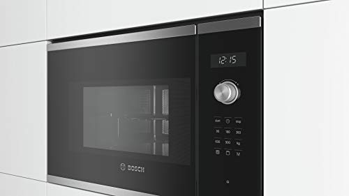 Bosch BEL554MS0 Serie 6 Inbouwmagnetron, 38 x 59 cm, 900 W, draaitafel 31,5 cm, deuraanslag links, AutoPilot 8 8 automatische programma's, reinigingsondersteuning, led-touchdisplay - Image 3