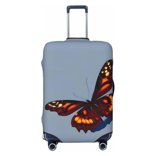 Beautiful Butterflies Print Luggage Suitcase Cover Protector Luggage Washable Covers With Concealed Zipper
