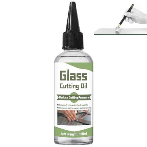 WAN2TLK Glass Cutting Oil 100ml, Suitable for All Glass Cutting Tools, Tiles and Mirrors