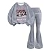 YLDBWDX Kids Katseye Merch Graphic Long Sleeve Shirt and Casual Pants Suit Sweatshirts Set 11 Years