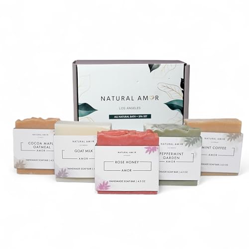 Juego de 5 jabones naturales de Natural Amor - Oferta especial