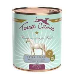 Produktbild von Terra Canis Getreidefrei Nassfutter Pferd mit Steckrübe, Fenchel & Salbei - 6 x 800 g