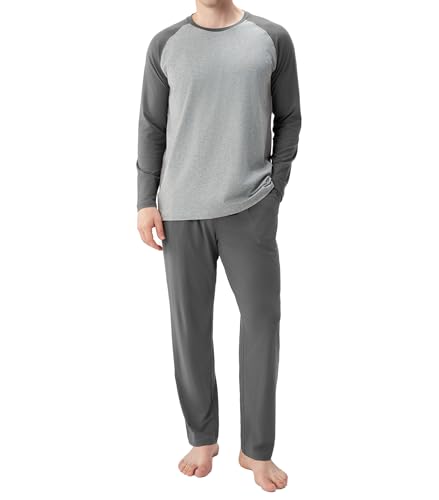 DAVID ARCHY Mens Pajamas Set - Soft Pj Sets for