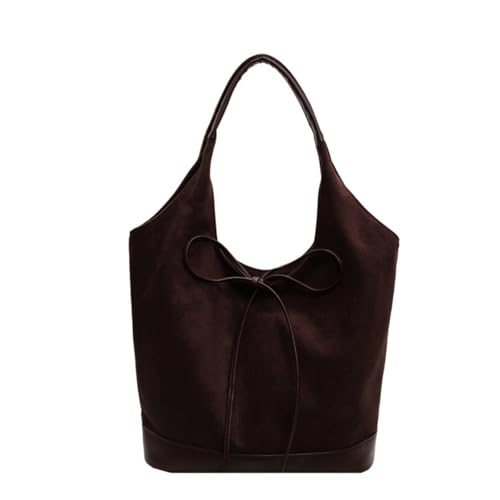 Suede Bag for Women Suede Slouchy Bag Hobo Handbag Retro Shoulder Bag Slouchy Purse for Work Shopping Work