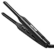 MELYDO Mini lisseur cheveux court, Mini lisseur à cheveux et boucleur 2 en 1, lisseur pour cheveux fins pour les femmes, température réglable, 9 réglages 90-220°C, chauffage rapide