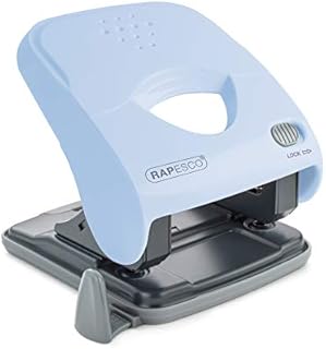 Rapesco 1527 X5-40ps Less Effort 2 Hole Punch - 40 Sheet Capacity - Hot Pink