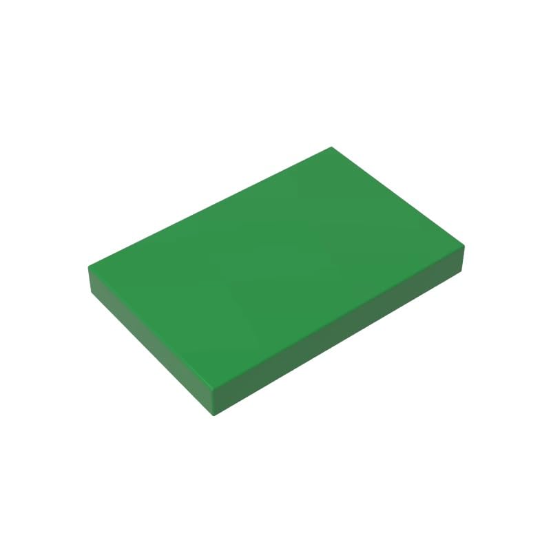 XYEIUGO GDS-1039 26603 Foundation Plate Tile 2x3, Green, 50 PCS