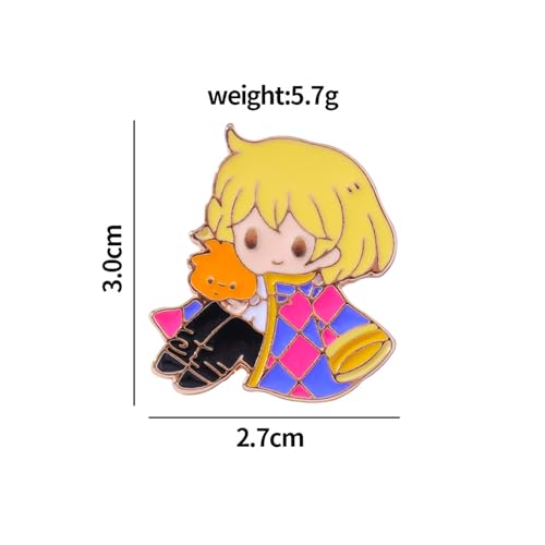 Image of Cute Enamel Pins Cartoon Lapel Pin Brooch Badge for Backpack Jackets Funny Tiger Pins for Gift Anime Enamel Pin for Clothing Hat Decoration