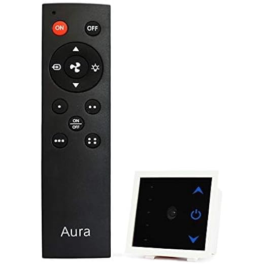 DeWire Remote Control Fans Regulator with One Light Switch C
