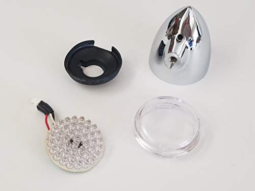 Big Dog Motorcycles OEM Front LED Turn Signal Assembly (w Smooth Lens) 2003-11