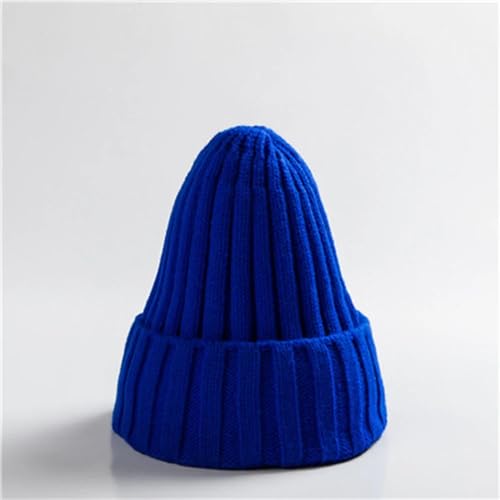 Bonnet élégant all-match en maille douce couleur beige candy - 5
