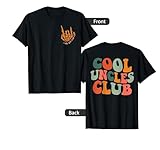 Cool Uncles Club Retro Groovy Funny New Uncle Men T-Shirt