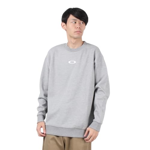 [I[N[] FOA406931 EN FOUNDATIONAL FLEECE CREW 2.7, (27B) NEW ATHLETIC GREY, US M TCY ({ L TCY)
