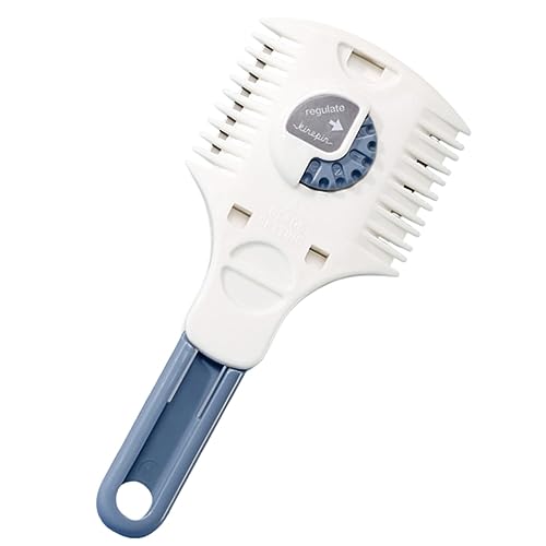 WOFASHPURET Double Side Haircut Scissors with Razor Hair Cutter Trimmer Comb for DIY Hair Styling for Long Short Hair Maintenance