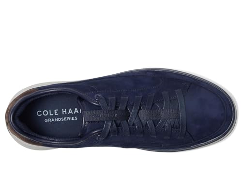 Cole Haan Cole Haan, Men, Grandpro All Day Court Leather Sneakers, Midnight Moon/Microchip/Quietshade, 11, Medium