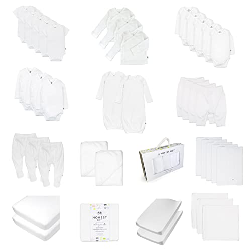 HonestBaby 50-Piece Newborn Essentials Gift Box