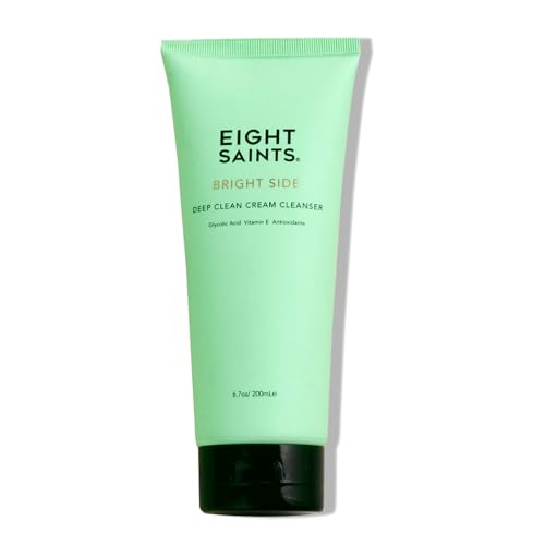 Eight Saints Bright Side Cream Facial Cleanser, Moisturizing Non-...