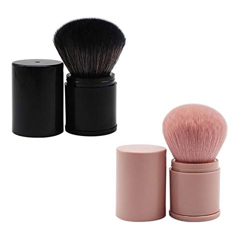 Retractable Kabuki Foundation Brush Travel Set Cover