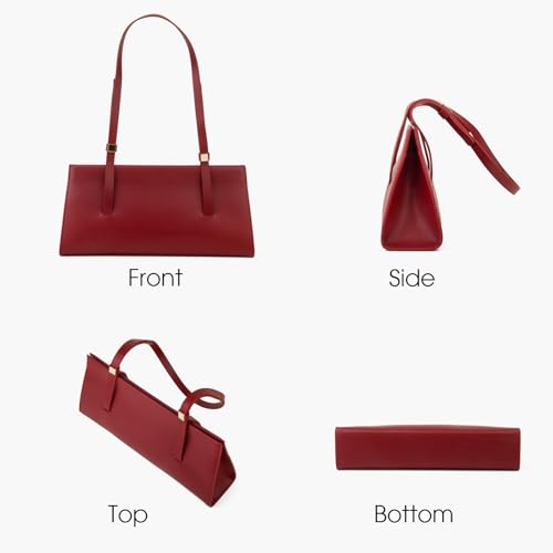 Genuine Leather Trendy Shoulder Bag for Women, Small Women Handbag and Clutch Purse3