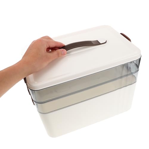 Boîte de rangement verrouillable IMIKEYA à compartiments pour objets - 8