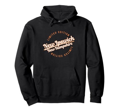 Retro Athletic New Ipswich NH Apparel Pullover Hoodie