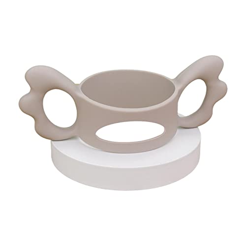 哺乳瓶ハンドルユニバーサル,小さな手のためのシリコンボトルハンドル | 2.4in / 6cmを超えるワイドネック外径握りやすい安全な食品グレードのシリコンフレキシブルハンドル赤ちゃん用 Hanhu