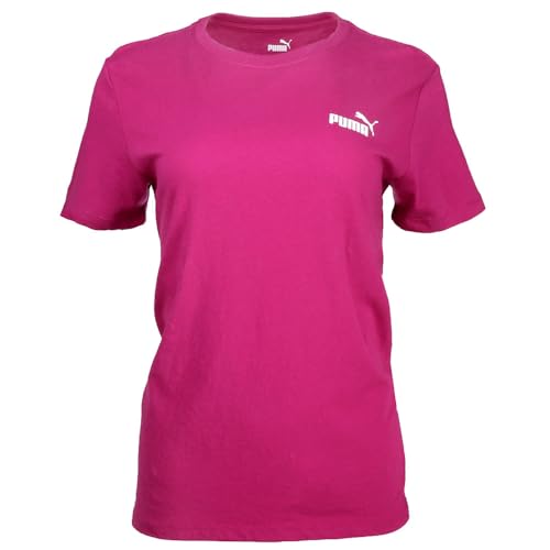 T-shirt rose PUMA femmes col rond manches courtes tops casual décontracté pour femme