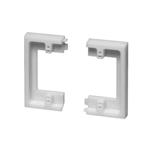ARLINGTON INDUSTRIES BES2 WHITE, NON-METALLIC BOX EXTENDER, 2- GANG, 5/8 DEEP, CUBIC INCHES: 3.500 in