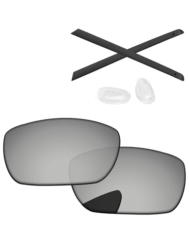 Image of Replacement Lenses & Rubber Kits for Oakley Tinfoil OO4083 Sunglass - Precision Fit, UV Block & Impact Resistant