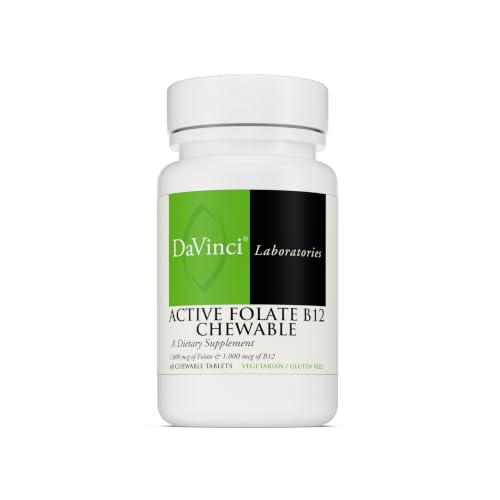 DAVINCI Labs Active Folate B12 Chewable, 60 Chewable Tablets - image 1