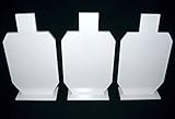 12in.Tall IDPA/ISPC Pistol Targets - 3/8in. Steel Targets - 3pc. Metal Plate Set