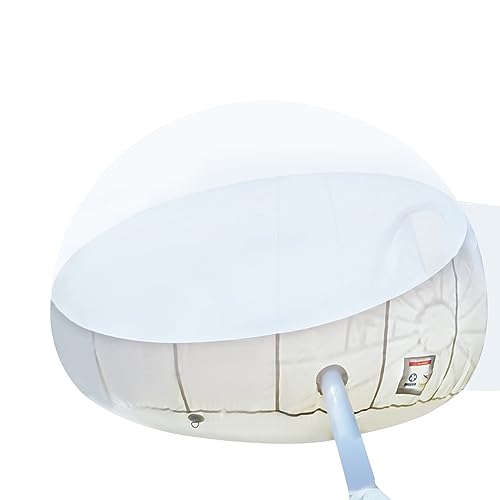 Carpa tipo burbuja inflable para camping con domo transparente miniatura 4