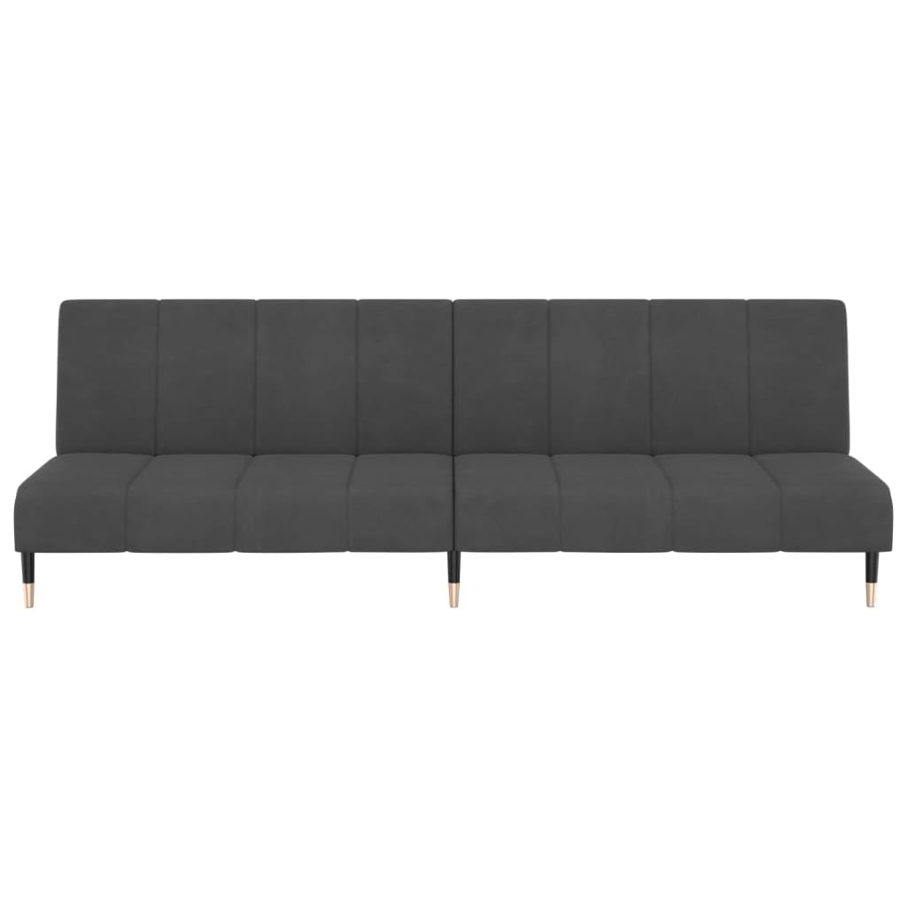 sofás de Dos plazas,Sofa 120 cm,Sofa Cama Dos plazas,Sofá Cama de 2 plazas Terciopelo Gris oscuroAdecuado para salón, Dormitorio