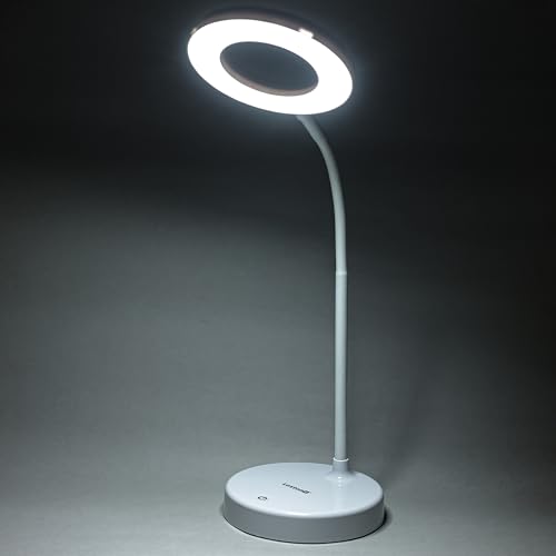Image of Lexton Sparkle Rechargeable LED Table Lamp with Touch Dimming | 3 Colour Modes Warm, Cool & Natural White | Type-C Charging Port | Suitable for Study Room, Office Desk, Hotel & Bedroom