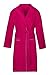 Produktbild ESPRIT Unisex-Bademantel Box mit Kapuze Velours-Frottier, Fuchsia, XL