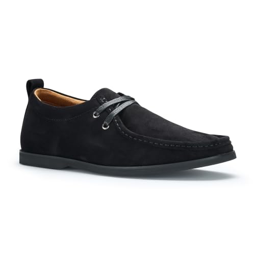 Image of Ferro Aldo Men's Dress Loafer Collection | Modern & Classic Slip-On Styles | Available in Suede, Woven, and Wholecut