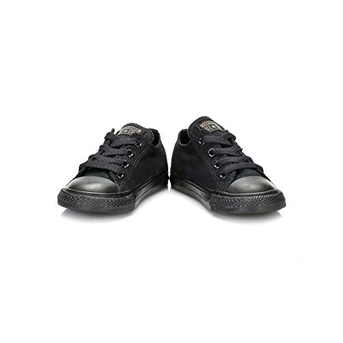 Converse Infant Black Monochrome All Star Low Sneakers-UK 9 Infant3